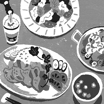 文芸誌挿絵（小説すばる）＿２
