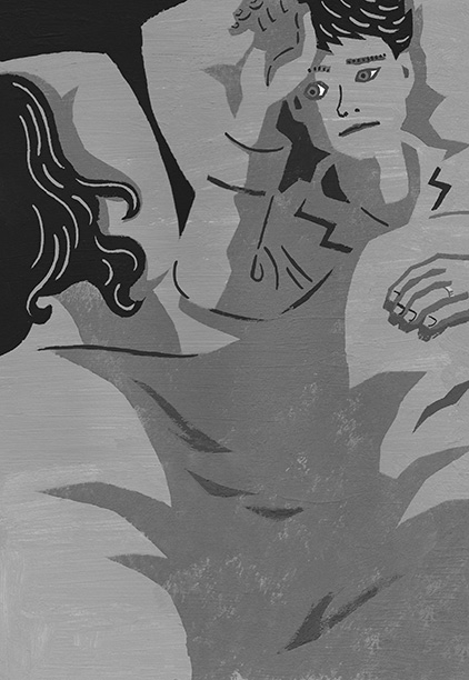 文芸誌挿絵(小説すばる)_1