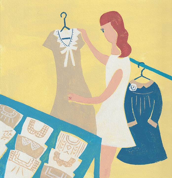 アンティークフェスタの人_服