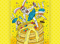 JILLA展2023 〜檸檬 lemon〜『うさえと幸せの黄色いパンケーキ』／JILLA Exhibition 2023 -Lemon Lemon- “Yellow Pancake with Bunny and Happiness”