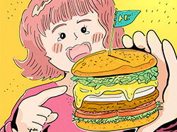 みて！ハンバーガー／Look! Hamburger