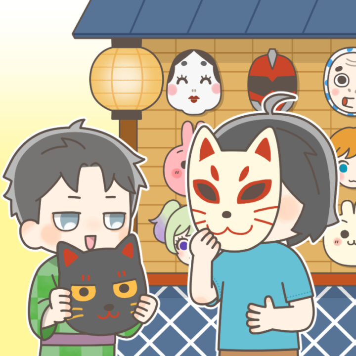 夏祭りシリーズ第2弾「お面屋」榎本はいほ