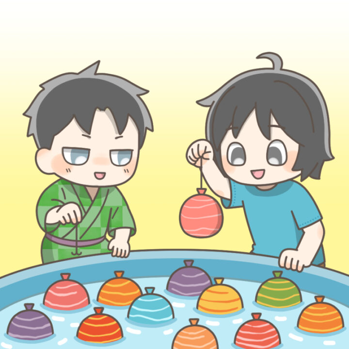 夏祭りシリーズ第6弾「ヨーヨー釣り」榎本はいほ