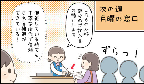 コミック「医療事務プライド　私たちの目指す接遇像　『態度』の取り組み編」