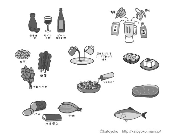 雑誌挿絵『からだにいいこと』祥伝社