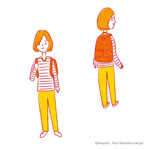 人物（装画　イメージイラスト）