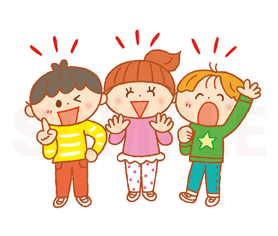 チャイルドブック2026年度年間企画表　イラストカット