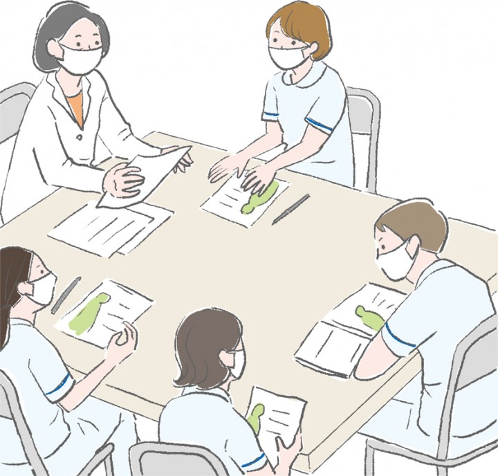 ナースステーションのイラスト