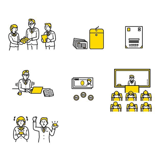 「世界遺産検定」パンフレット /挿絵