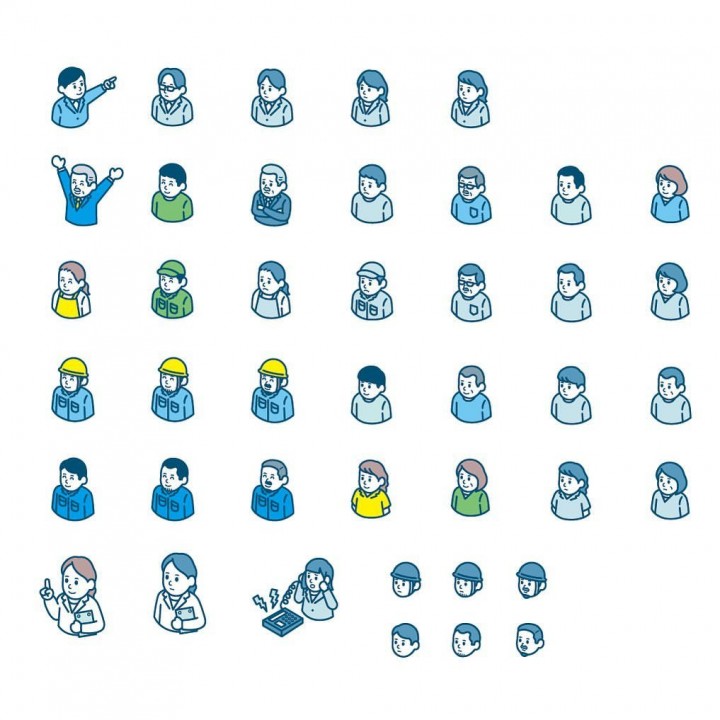 人物俯瞰のアイコン