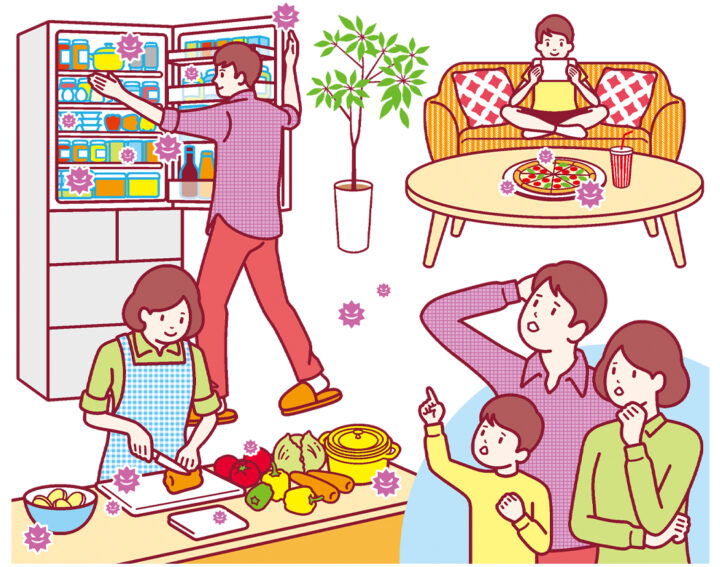 リーフレット『家族で防ぐ! 食中毒』社会保険出版社