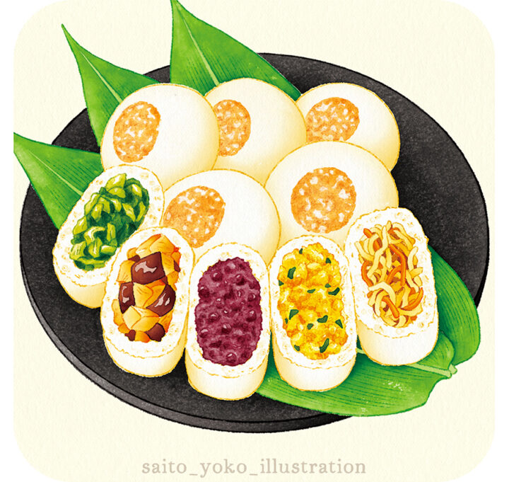 パンフレット・郷土料理のイラスト-2