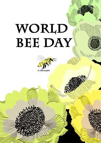 world bee day  世界ミツバチの日