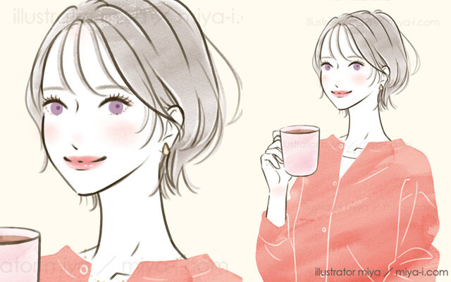 某金融機関さま女性向け商品2026ビジュアルイラスト