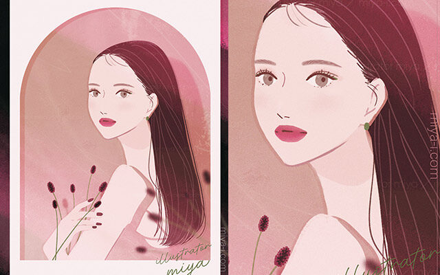 オリジナルイラスト「Autumn beauty」