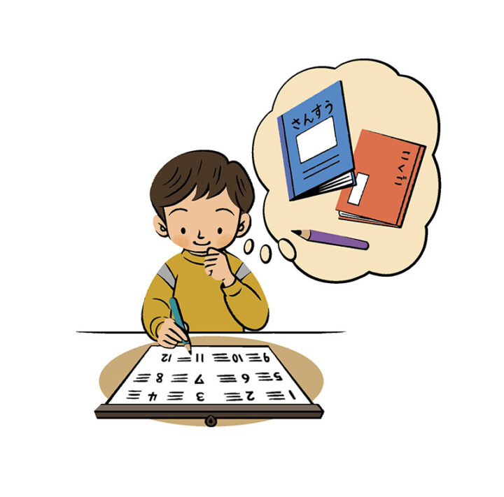 理論社『季節のことば　冬』／挿絵