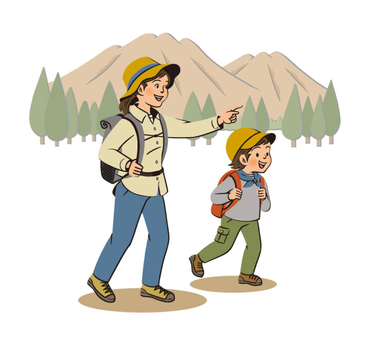 理論社『季節のことば　夏』／ハイキング