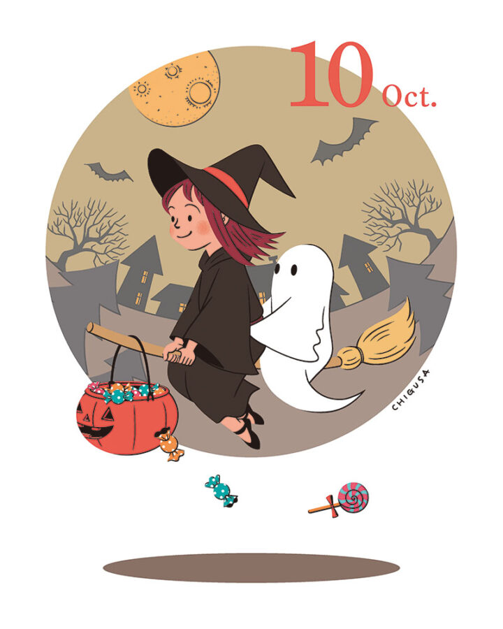 秋の子どもたち＿10月（オリジナル）
