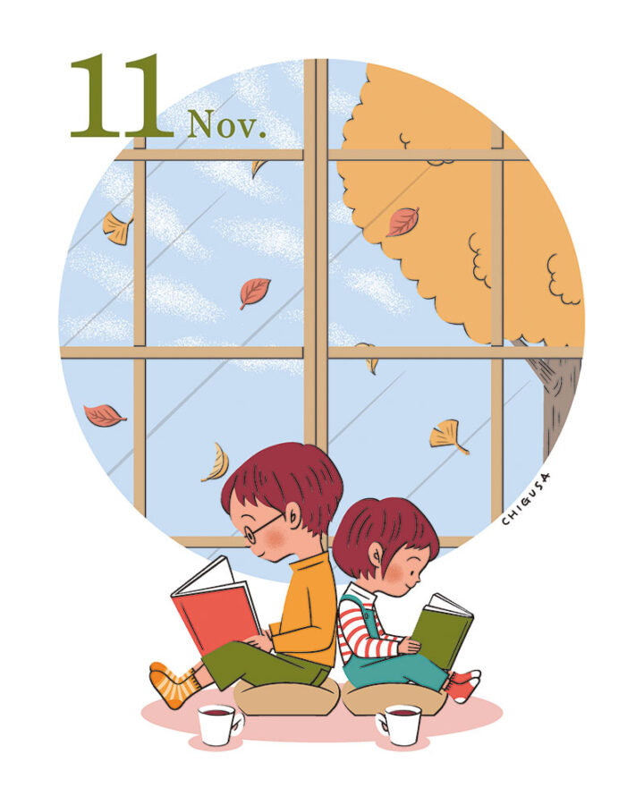 秋の子どもたち＿11月（オリジナル）
