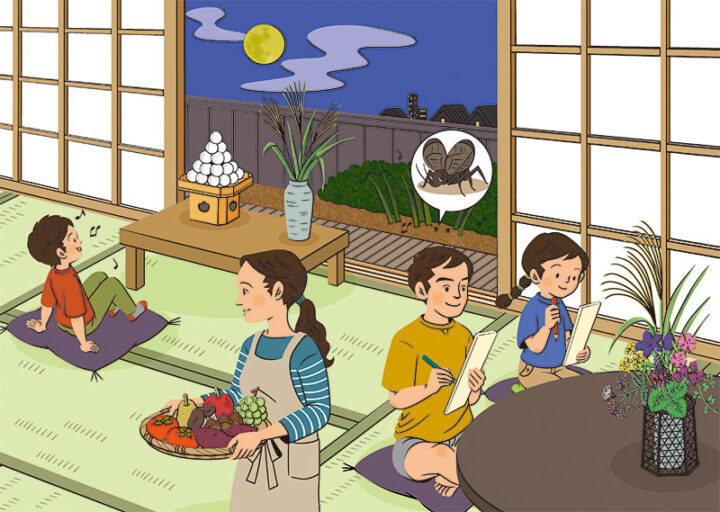 理論社『季節のことば　秋』／巻頭グラビア