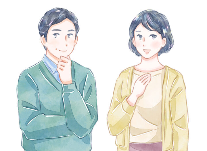 父母のイラスト