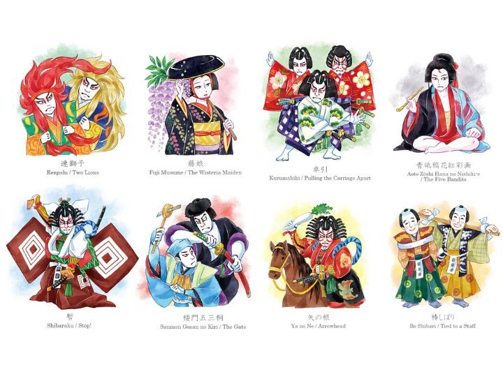 歌舞伎のイラスト