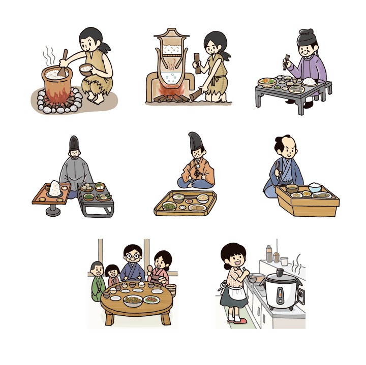 児童書挿絵『お米の大研究』（PHP研究所）