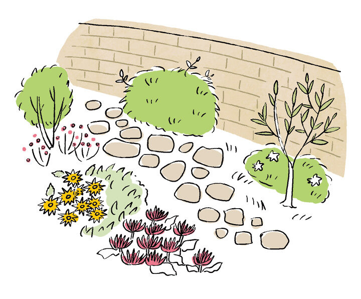 ブロック塀カタログイラスト