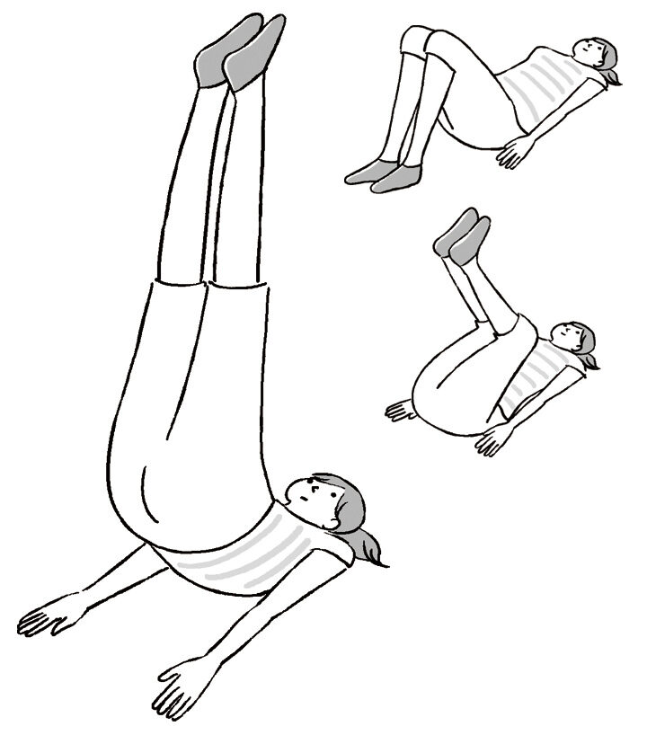書籍『骨盤底筋の使い方』挿絵 2