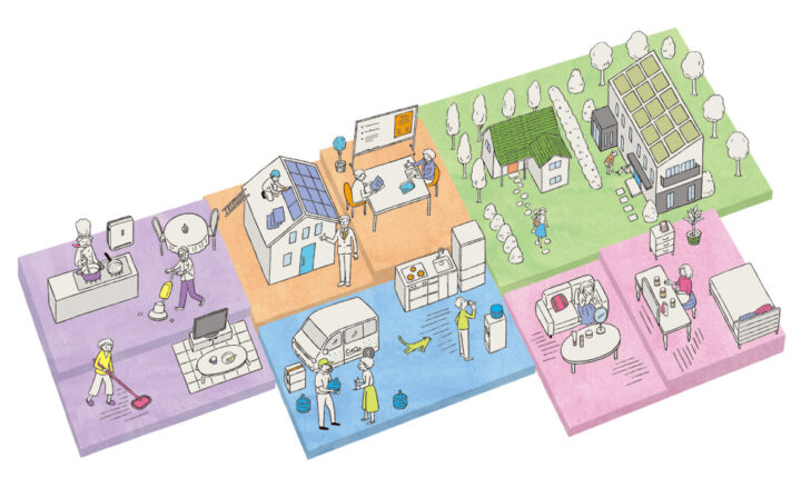 会社案内イラスト