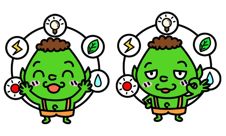 鳥山電気工事さまキャラクター