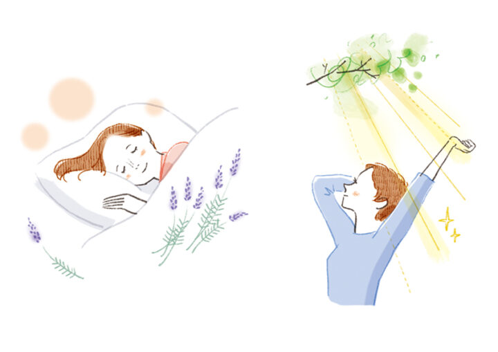 大和心さま「睡眠特集」挿絵を描きました。