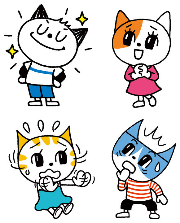 猫のキャラクター