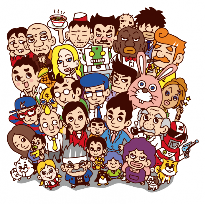キャラクター大集合
