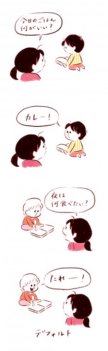 日々の記録4コママンガ