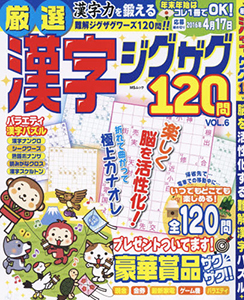 メディアソフト「厳選漢字ジグザグ120問 Vol.6」
