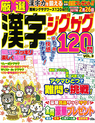 メディアソフト「厳選漢字ジグザグ120問 Vol.9」