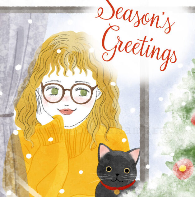 オリジナル　寒中見舞