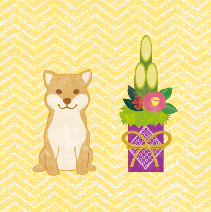 2018年　年賀状用イラストレーション