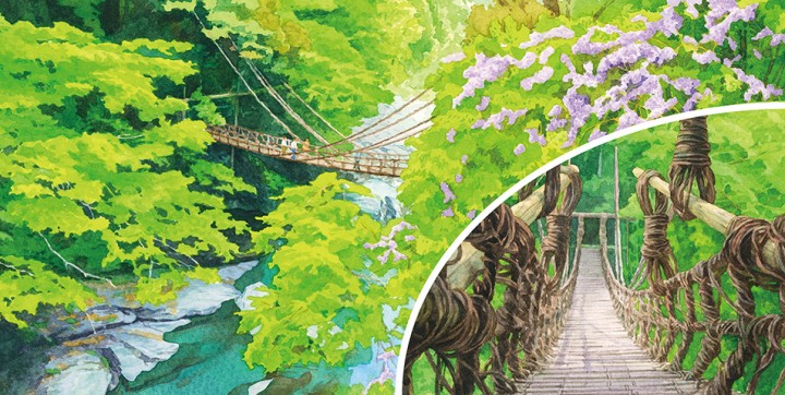 第2374回西日本宝くじ「ふるさとの景観紀行シリーズNo.51 祖谷のかずら橋」