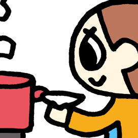 マガジン・マガジン「まちがいさがしメイト2023年1月号」出題イラスト