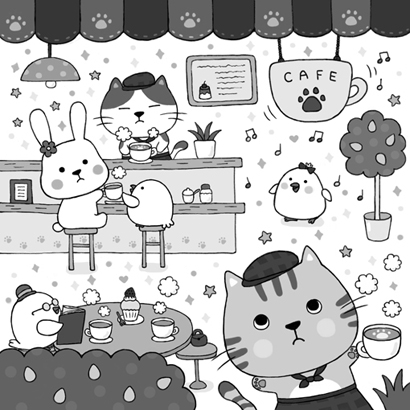 株式会社晋遊舎 特盛!まちがいさがしフレンズ Vol.6　間違い探しイラスト
