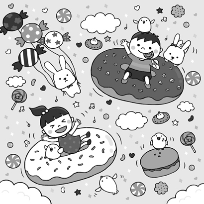 株式会社晋遊舎 特盛!まちがいさがしフレンズ Vol.6　間違い探しイラスト