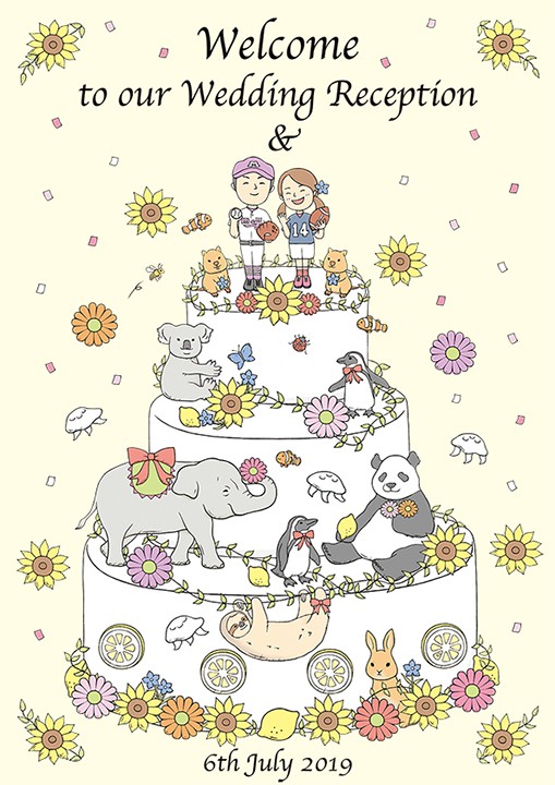 結婚式ウェルカムボード
