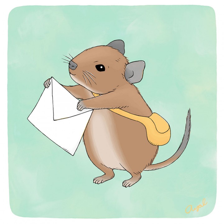 デグーのおてがみ