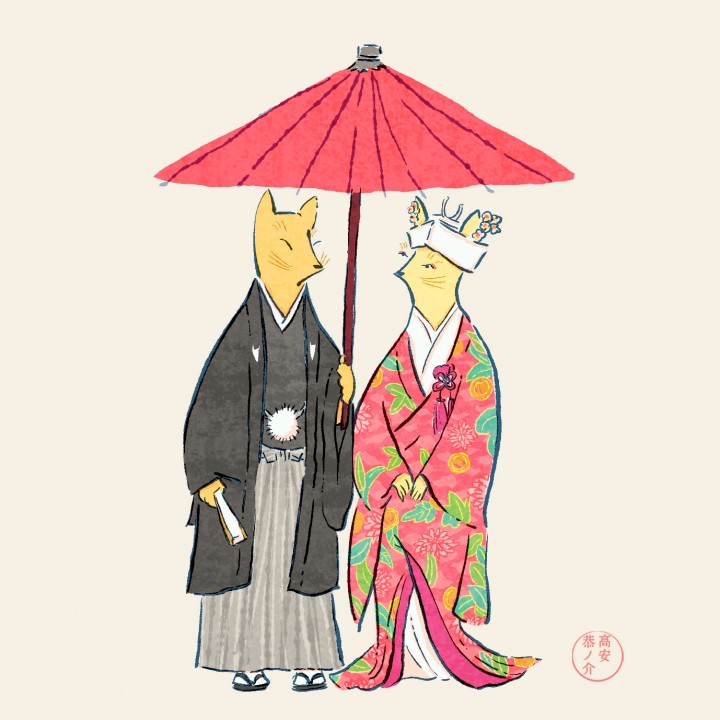 狐の嫁入り