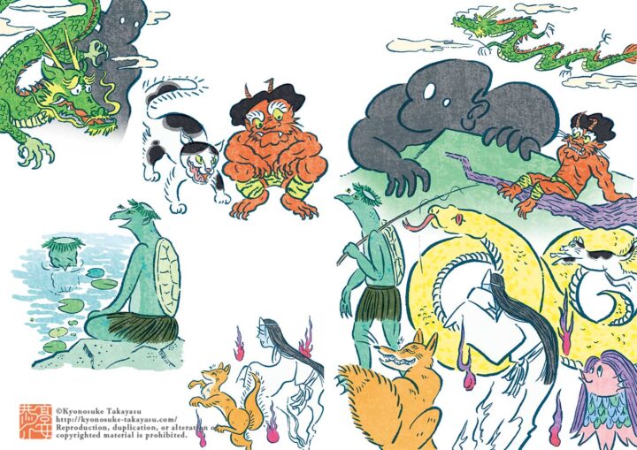 【会員誌さし絵 】JAFメイト2025年夏月号