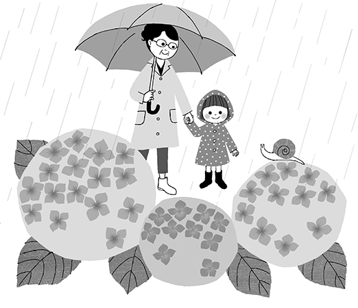 月間子育て情報誌『孫育』コラム挿絵6月号