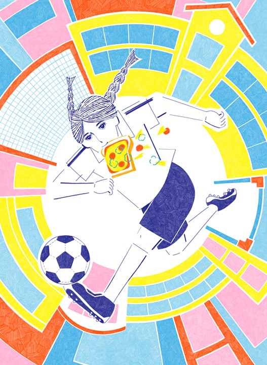 ピザトーストサッカー部