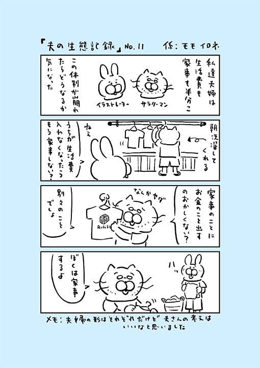 夫の生態記録（オリジナル）